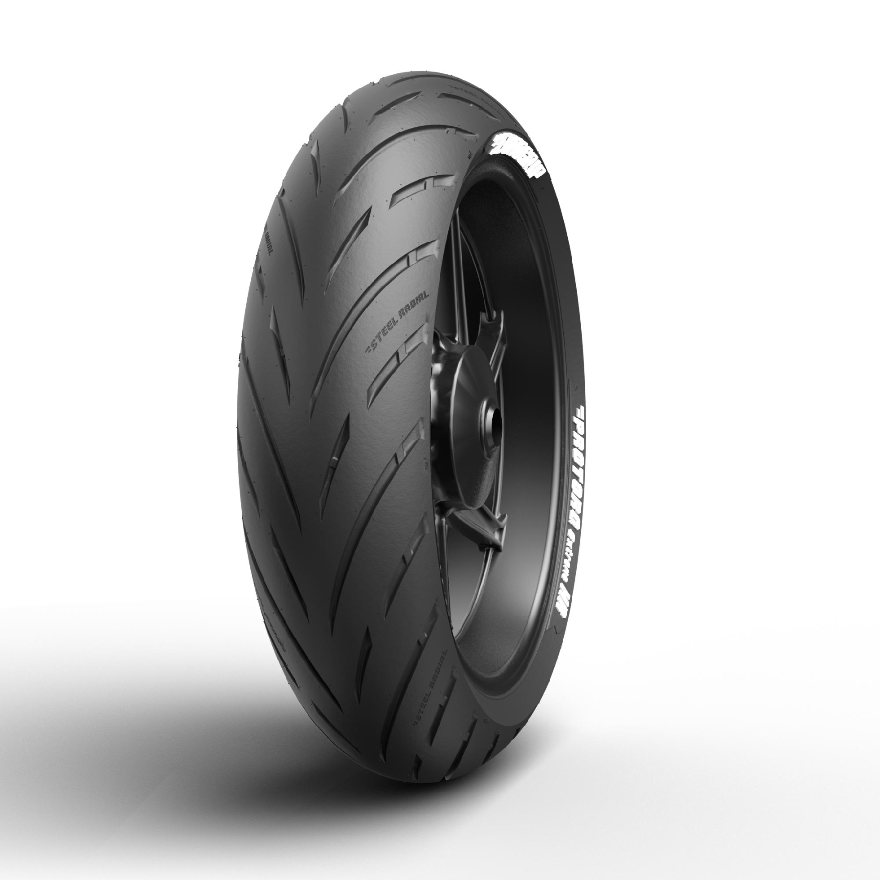 Pneu p/ moto aro 17 * 110/70zr-17 - diant. fazer 250, ninja 250/300, twister, cbr250r, comet gtr 250 e similares (extreme hf) s/câm.
